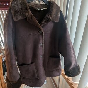St. John's Bay Chocolate Teddy Jacket